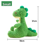 Dog Squeaky Plush Dinosaur Toy for Toy Poodles & Small - dog and cat product photo (view 6)