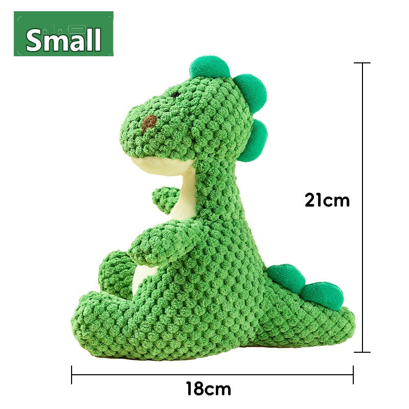 Dog Squeaky Plush Dinosaur Toy for Toy Poodles & Small - dog and cat product photo (view 6)