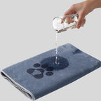 Coral Fleece Bathing Towel for Pet Cleaning - pet product photo (view 4)