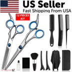 Professional Hair Cutting Thinning Scissors Barber Shears - pet product photo (view 2)