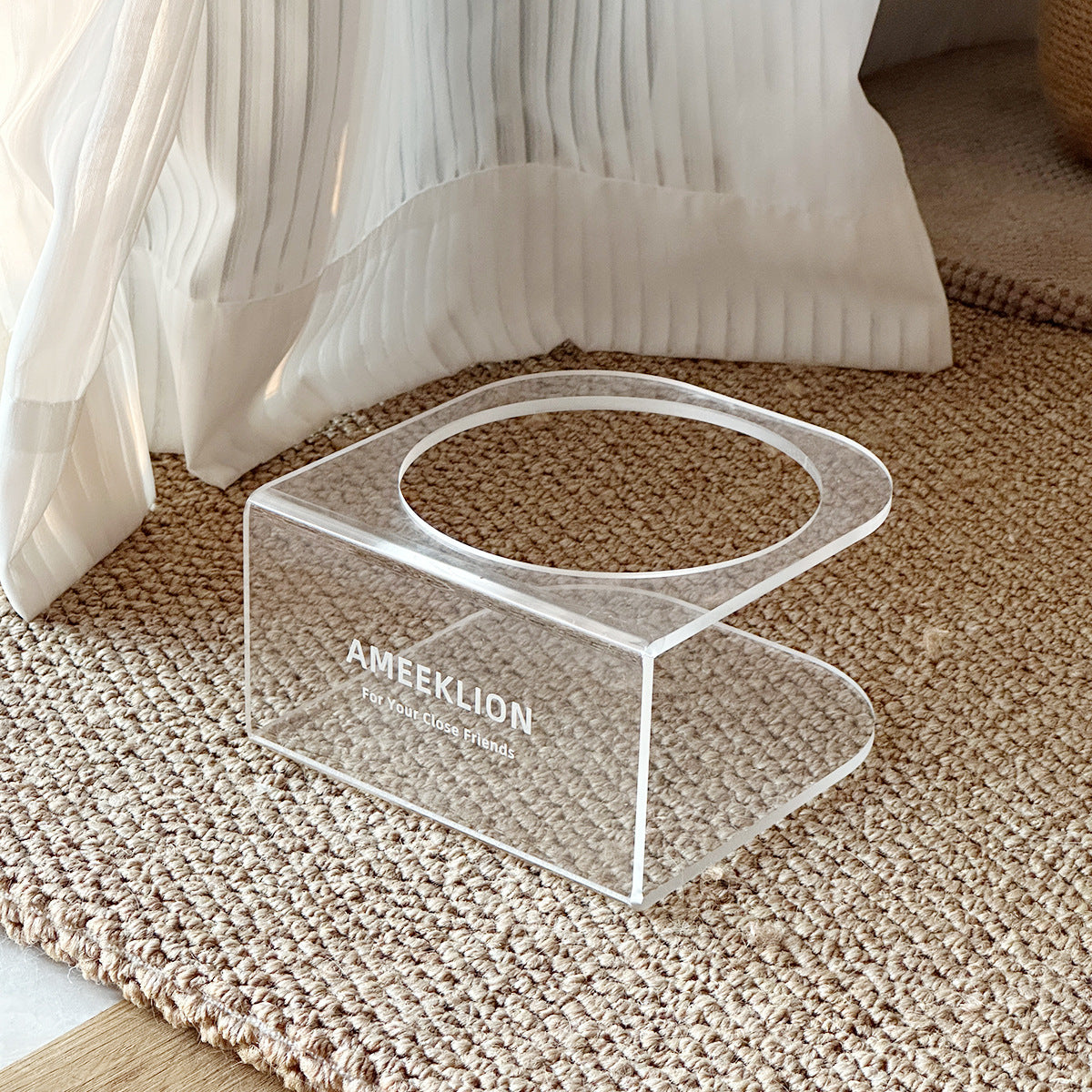 Stainless Steel Cat Bowl with a Raised Acrylic Stand Dog - dog and cat product photo (view 9)
