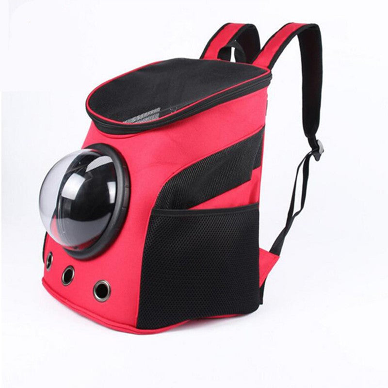 Astronaut Capsule Pet Backpack - dog and cat product photo (view 3)