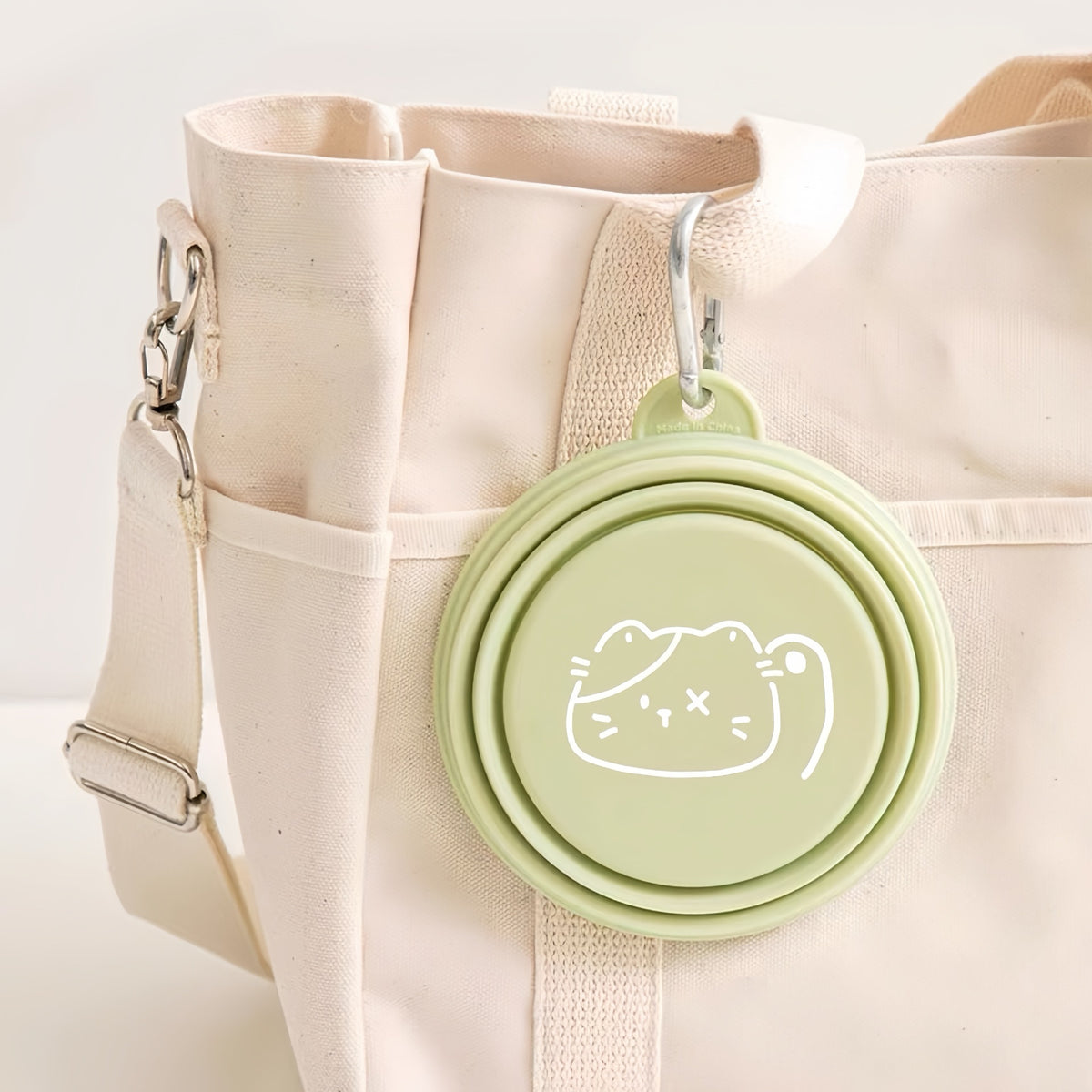 Pet Dog and Cat Folding Bowl Portable Dog Food Bowl - dog and cat product photo (view 5)