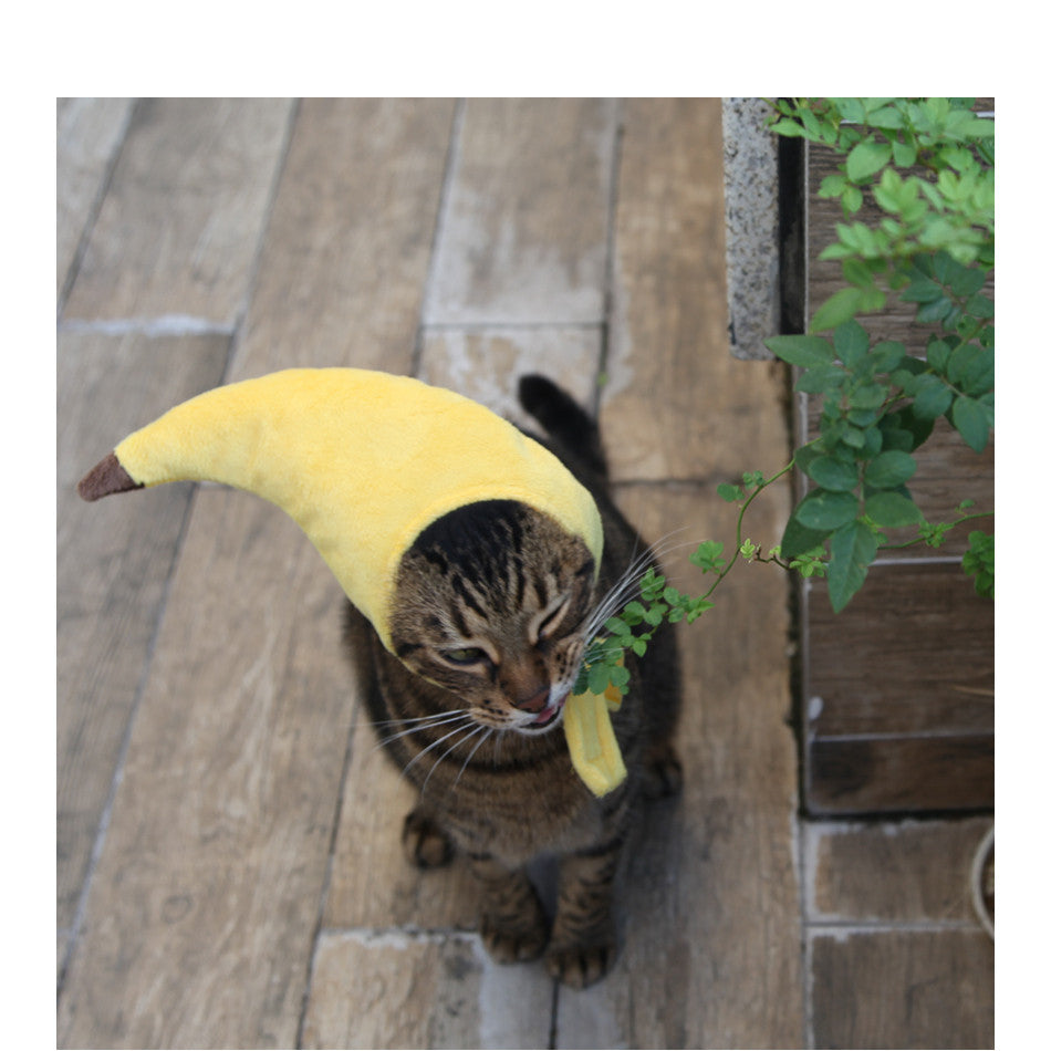 Banana Costume Hat for Dogs