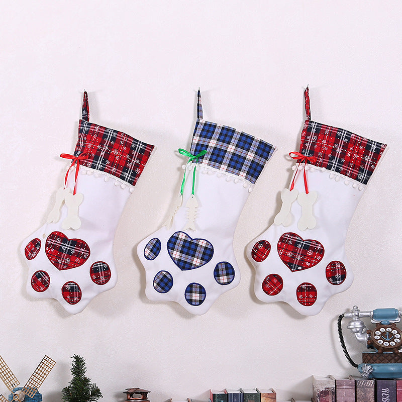The Paw-Shaped Stocking So the Dog Finally Gets One Too - dog product photo (view 2)