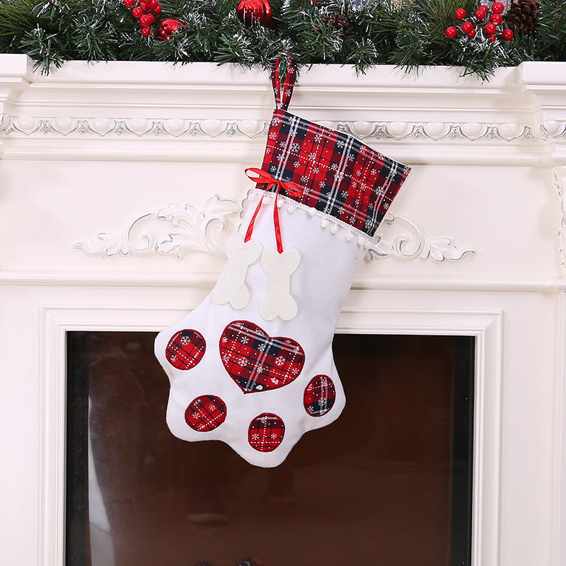 The Paw-Shaped Stocking So the Dog Finally Gets One Too - dog product photo
