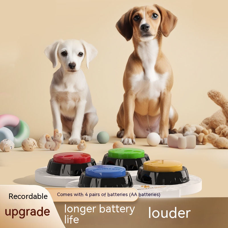 Recordable Dog Talking Buttons Set - dog product photo (view 5)