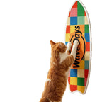 Rectangular Cat Scratcher with Felt Pads - cat product photo (view 6)
