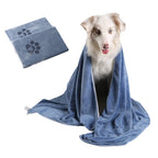 Coral Fleece Bathing Towel for Pet Cleaning - pet product photo (view 5)