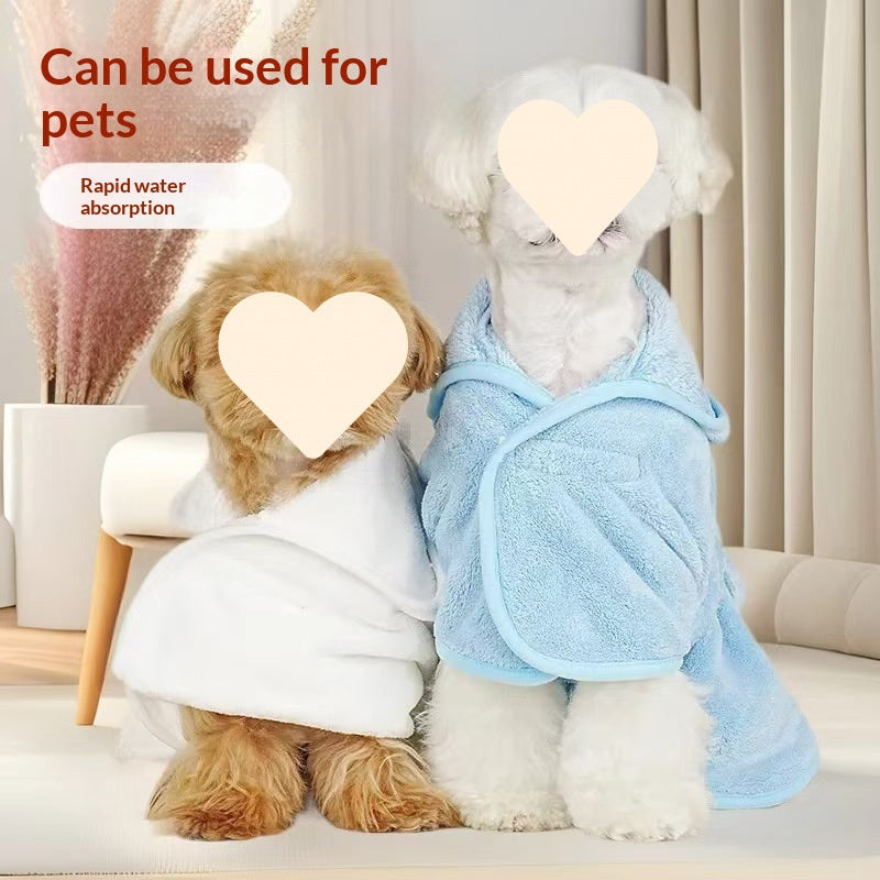 Pet Bath Towel, Highly Absorbent Microfiber Dog Towel - dog and cat product photo (view 4)
