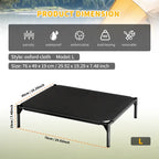 Elevated Mesh Bed for Pets Who Run Hot - pet product photo (view 4)