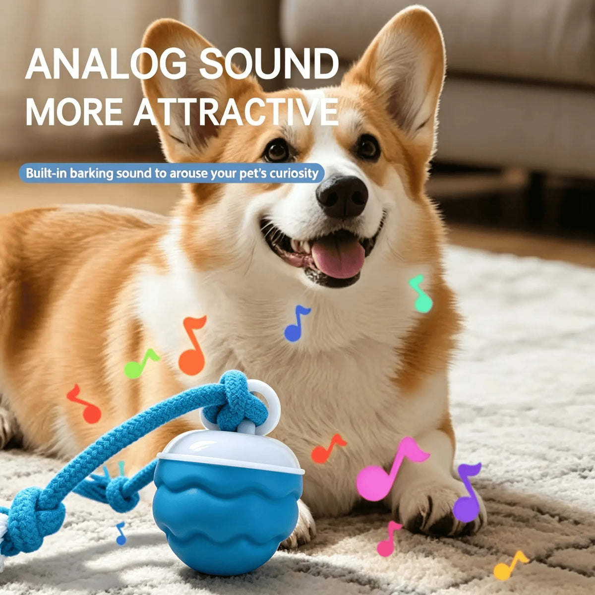 Interactive Dog Pull Toy - dog product photo (view 5)