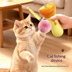 Cat Teaser Toy Electric Cat Fishing Rod Toy - dog and cat product photo (view 4)