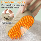 Steam Pet Grooming Brush - dog and cat product photo (view 5)