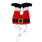 The Christmas Hat That Looks Like Santa Fell Into Your Pet - dog and cat product photo