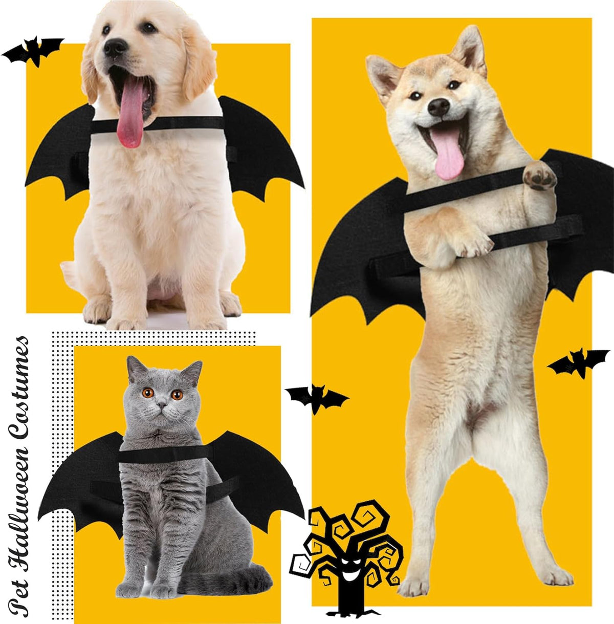 Bat Skeleton Costume for Dogs (view 7)