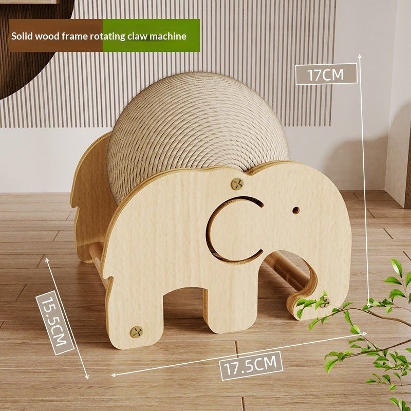 Ferris Wheel Sisal Cat Scratching Ball Roller Vertical Cat - cat product photo (view 6)
