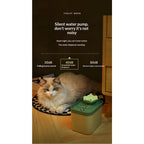 Silent Automatic Circulating Filtered Pet Water Fountain - pet product photo (view 9)