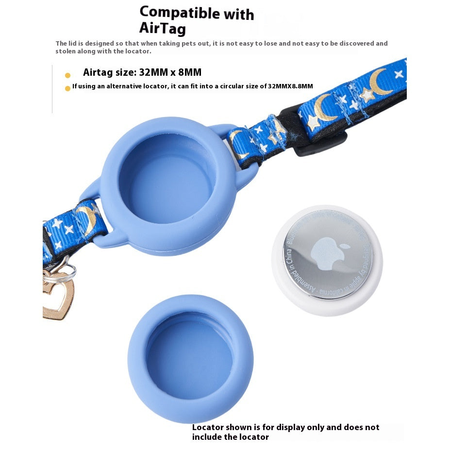 AirTag Cat Collar for AppleTag Protective Case - cat product photo (view 4)