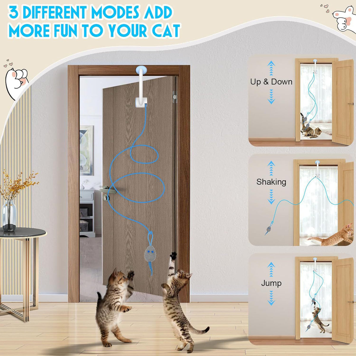 Sound Making Bird Cat Teaser Toy - cat product photo (view 4)