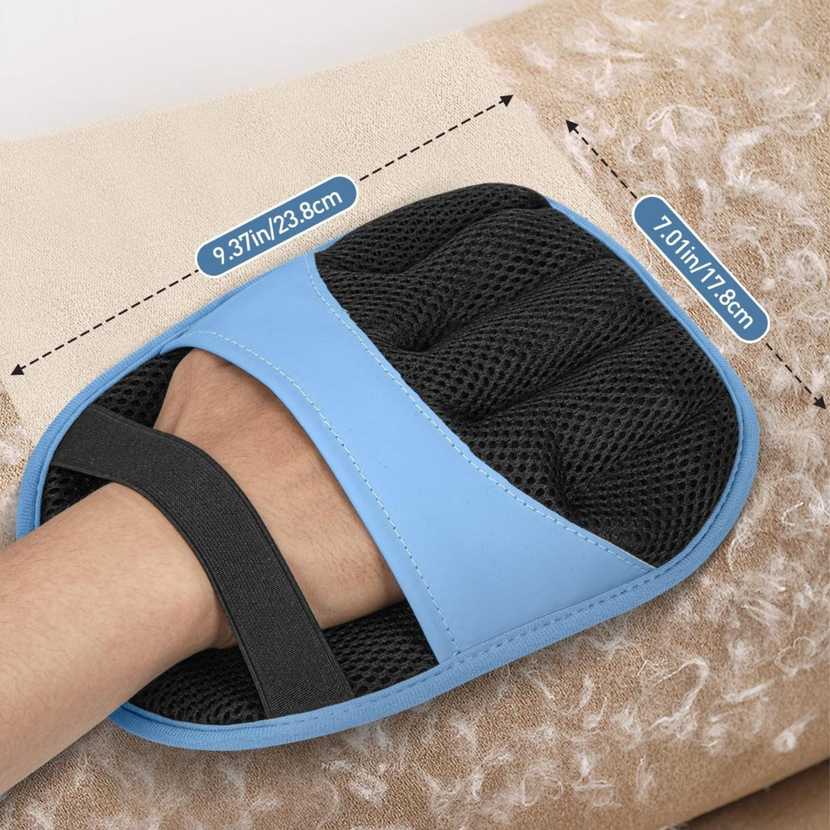 Pet Anti-static Deshedding Glove Cat Hair Remover - cat product photo (view 3)