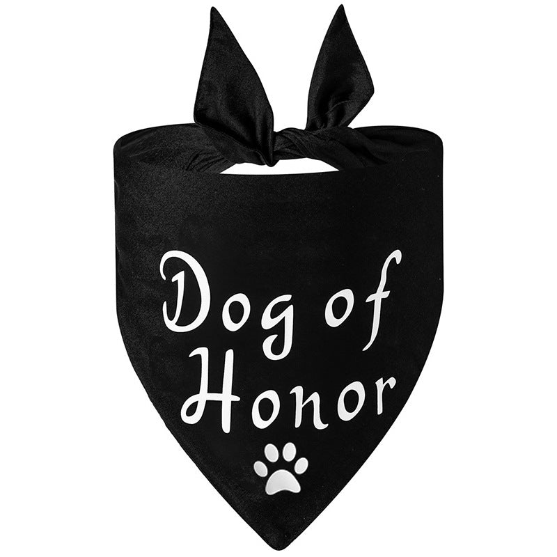 The Dog of Honor Bandana for the Best Guest at the Wedding - dog product photo