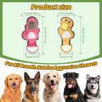 Crinkle and Squeaky Dog Toys & Tough Tug of War Set - dog product photo (view 7)