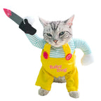 Warrior Costume with Toy Sword for Dogs