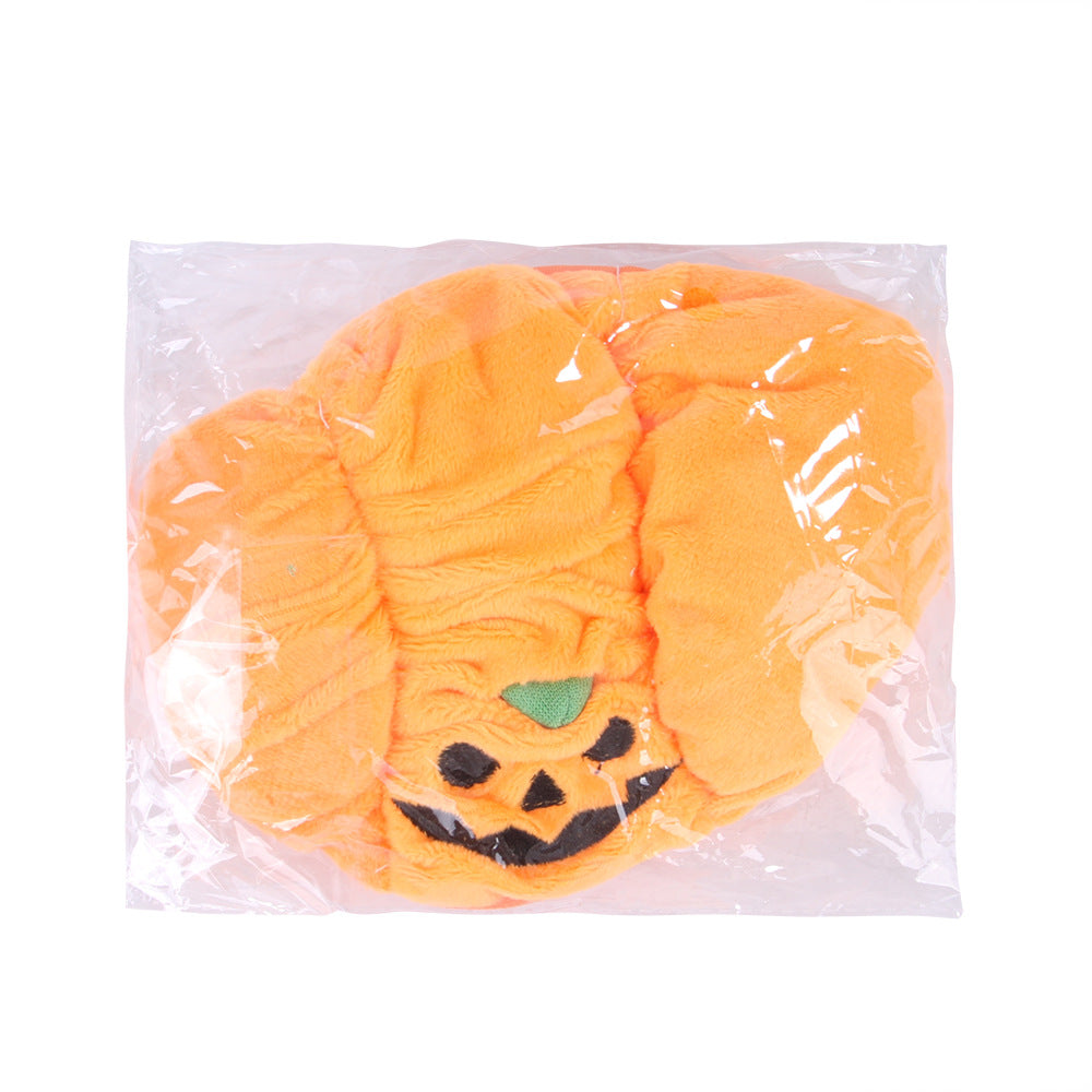 Pumpkin Hat Halloween Costume for Cats & Small Dogs (view 3)