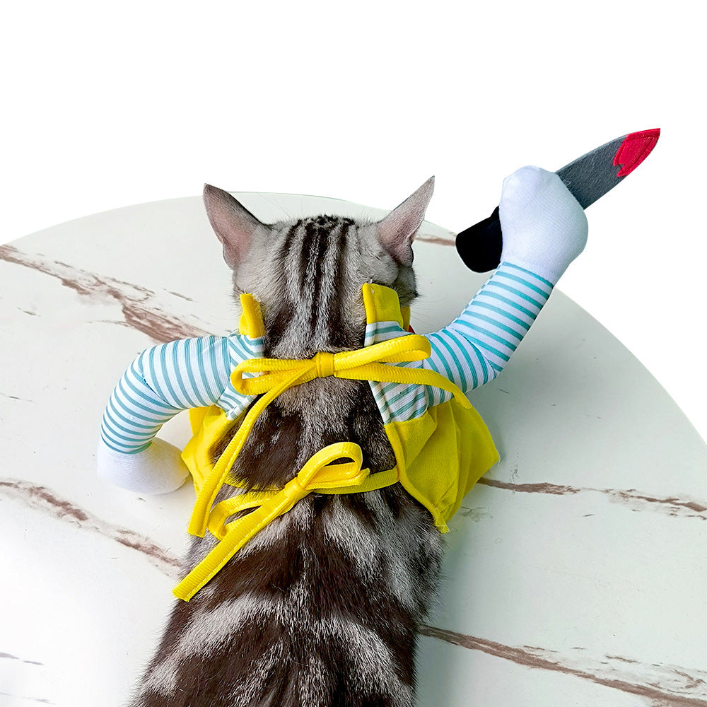 Warrior Costume with Toy Sword for Dogs (view 3)