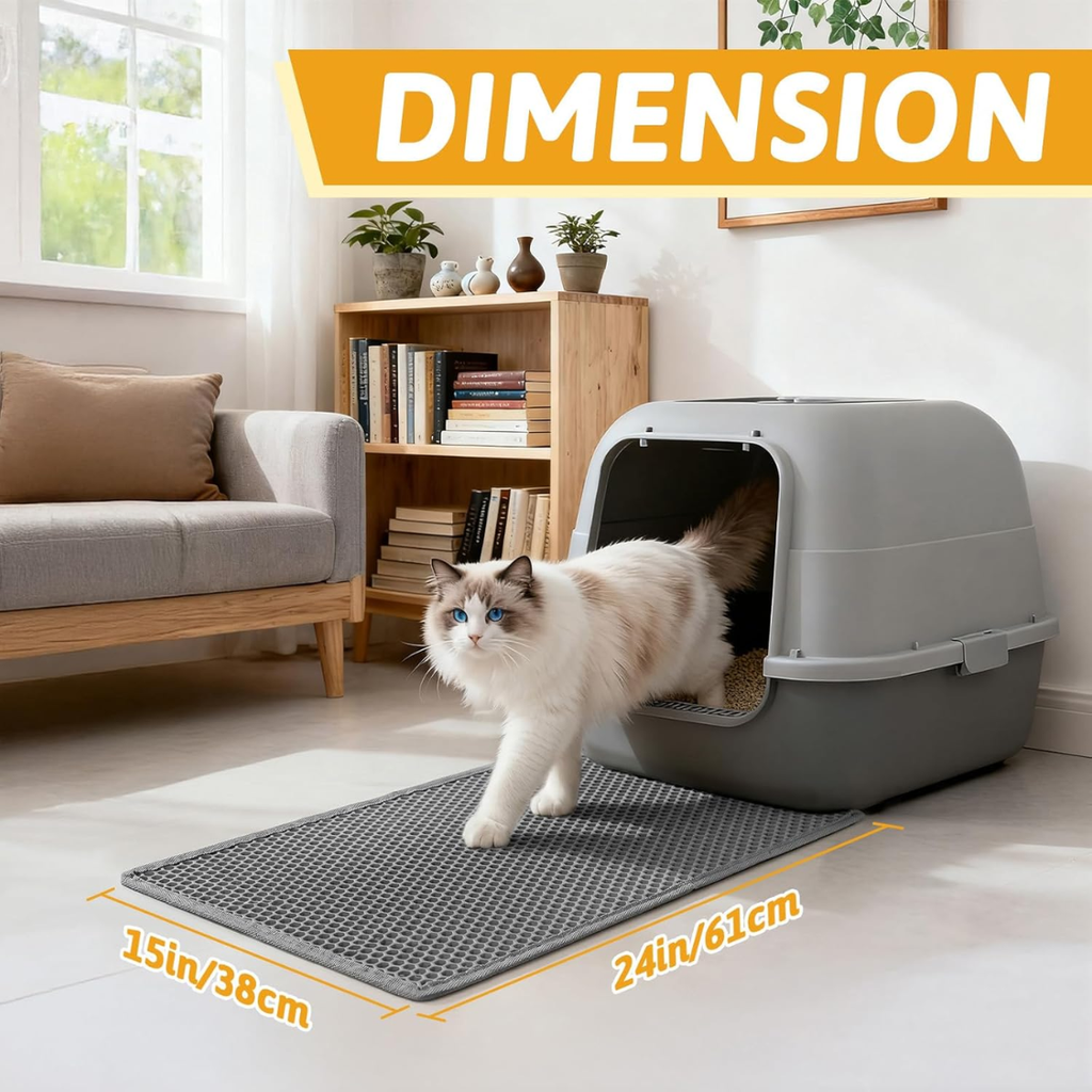 The Litter Mat That Ends the Kitchen Gravel Trail - cat product photo (view 3)
