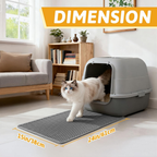 The Litter Mat That Ends the Kitchen Gravel Trail - cat product photo (view 3)