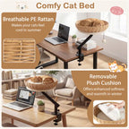 Desk Perch 360 Rotating Cat Bed - cat product photo (view 6)