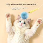Cat Teaser Toy Electric Cat Fishing Rod Toy - dog and cat product photo (view 3)