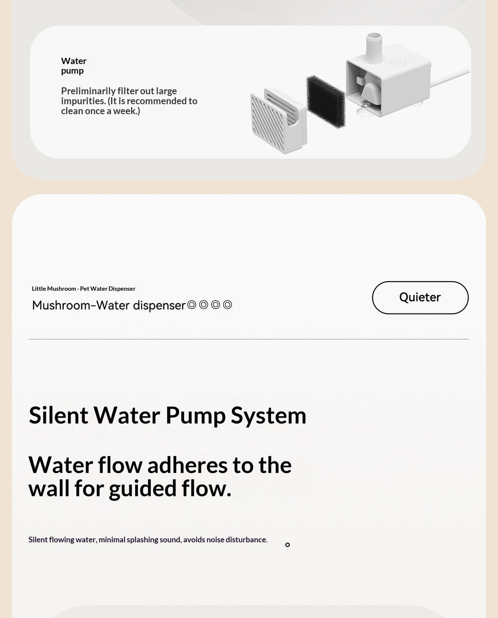 Circulating Pet Water Fountain - pet product photo (view 9)