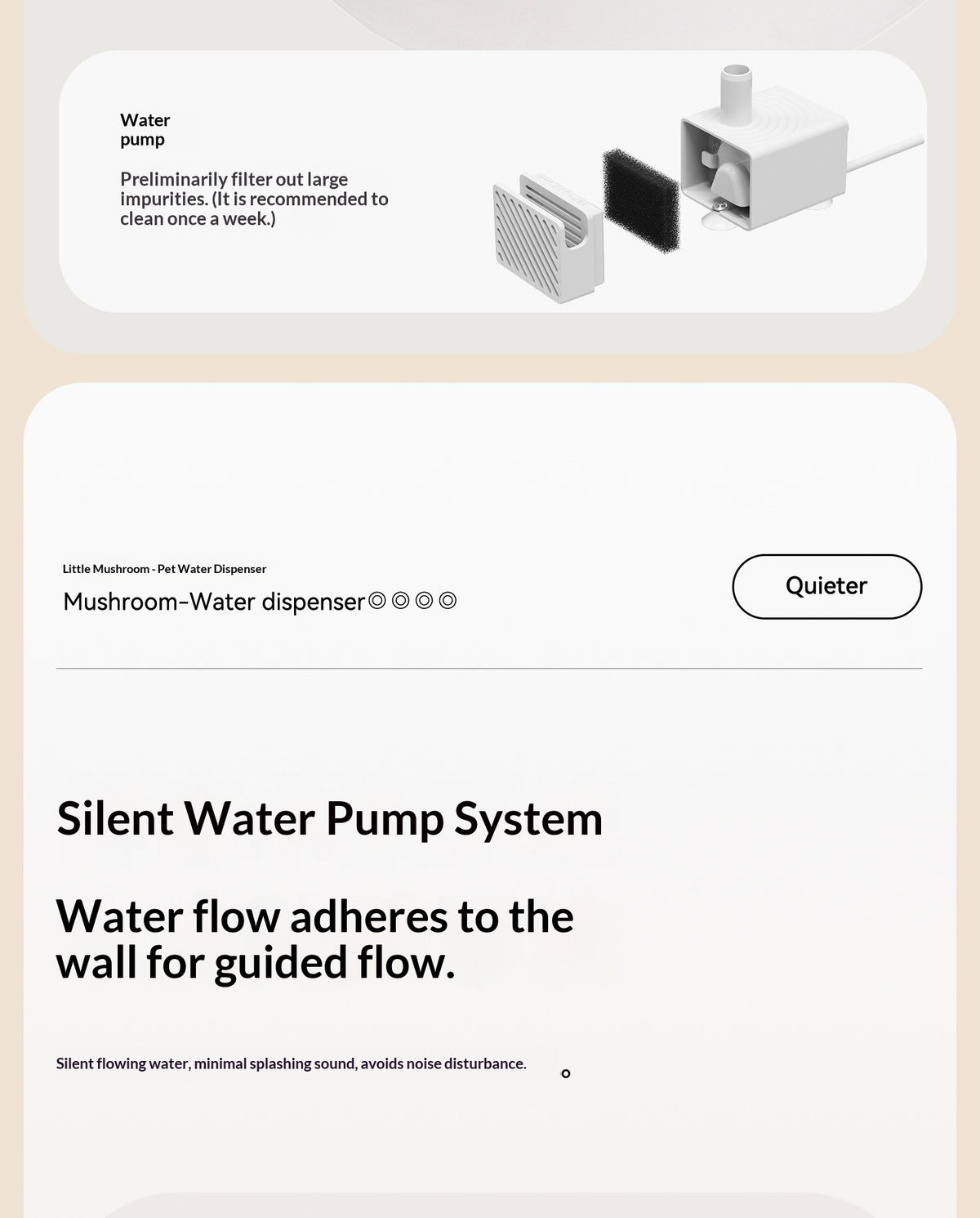 Circulating Pet Water Fountain - pet product photo (view 9)