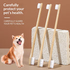 Pet Dual-head Long-handled Toothbrush Universal for Cats - dog and cat product photo (view 3)