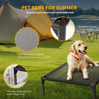 Elevated Mesh Bed for Pets Who Run Hot - pet product photo (view 5)