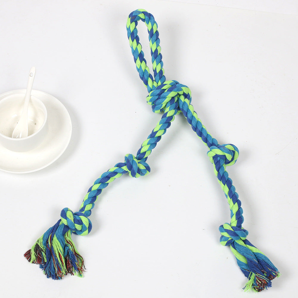 Dog Toy Teething Rope Knot Toy - dog product photo (view 2)