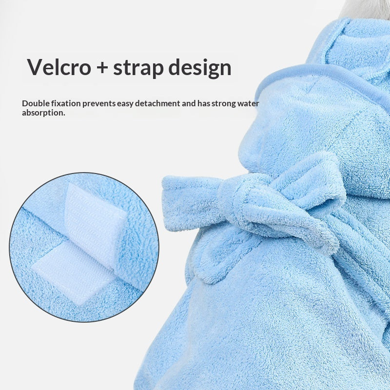 Pet Bath Towel, Highly Absorbent Microfiber Dog Towel - dog and cat product photo (view 5)
