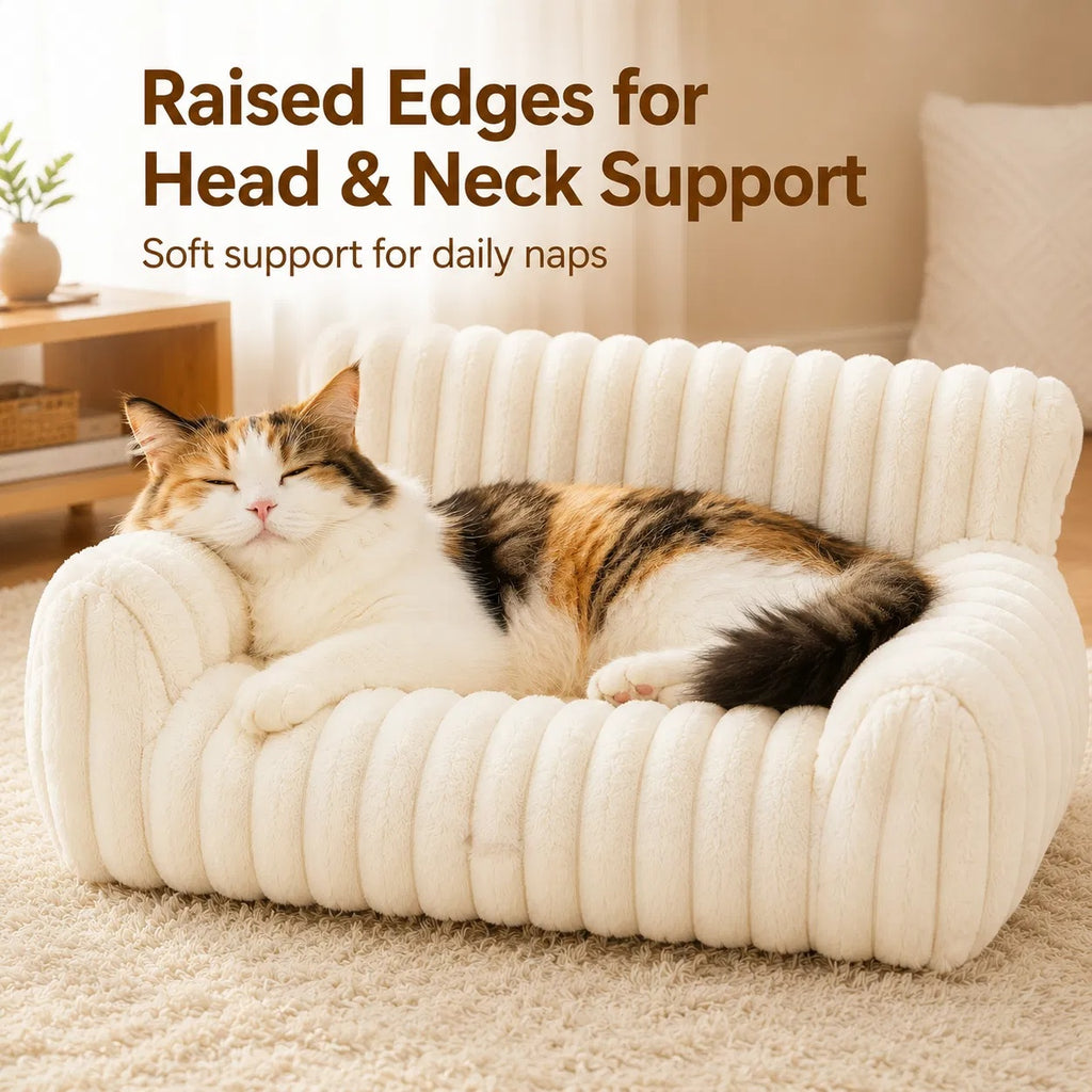 A Tiny Sofa, Because Your Cat Already Took the Big One - cat product photo (view 3)