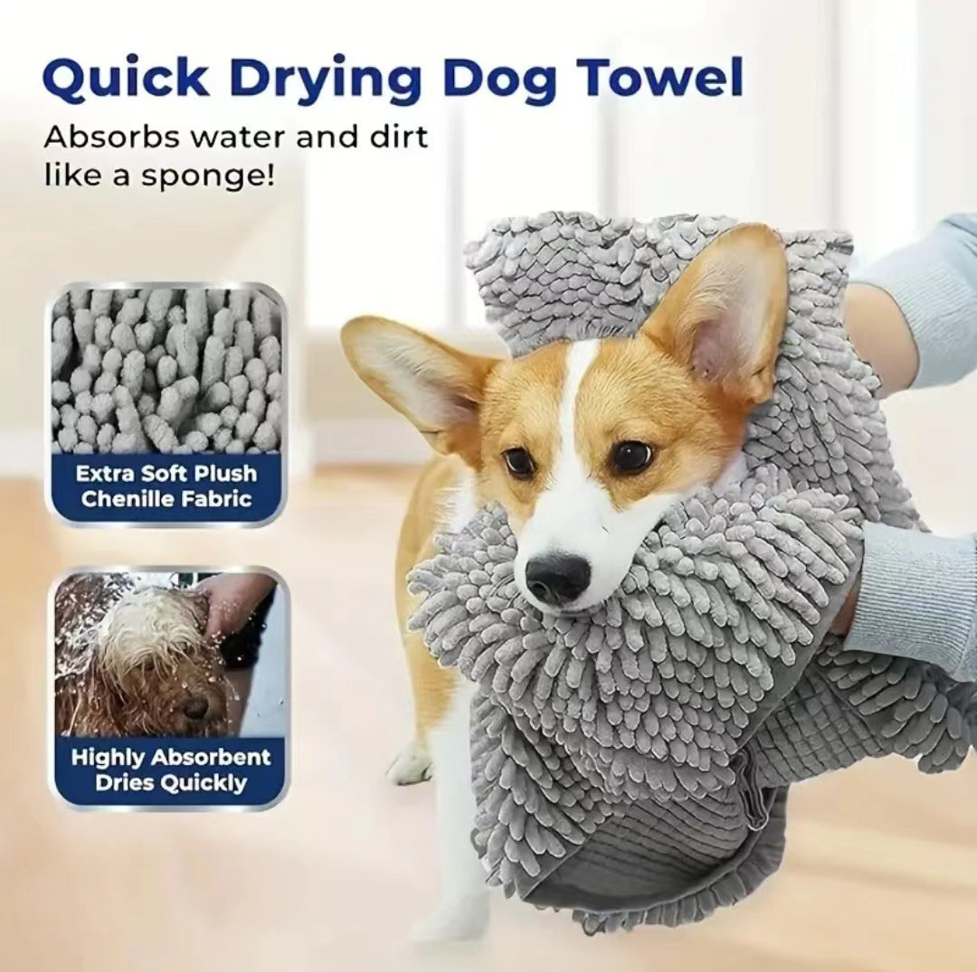 Ultra-thin Water-absorbent Towel for Cats and Pets - cat product photo (view 3)