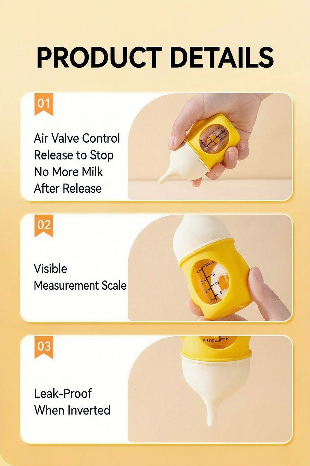 20ML 80ml Bionic Anti-choke Pet Nursing Bottle for Newborn - dog and cat product photo (view 5)