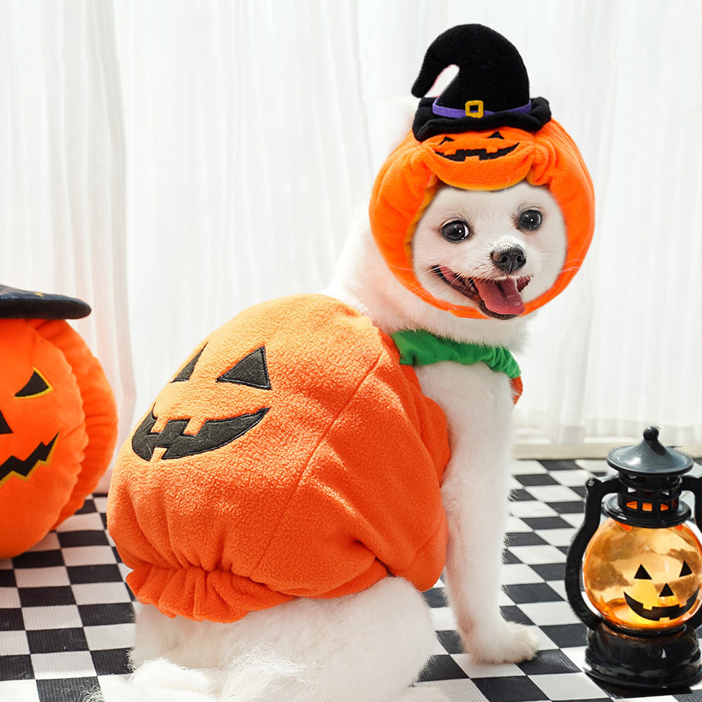 Pumpkin Harness Vest for Dogs (view 2)