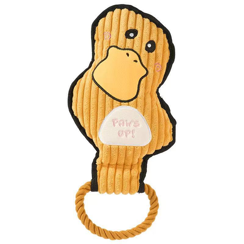 Crinkle and Squeaky Dog Toys & Tough Tug of War Set - dog product photo (view 9)