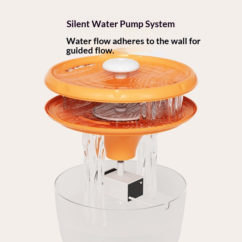 Circulating Pet Water Fountain - pet product photo (view 7)