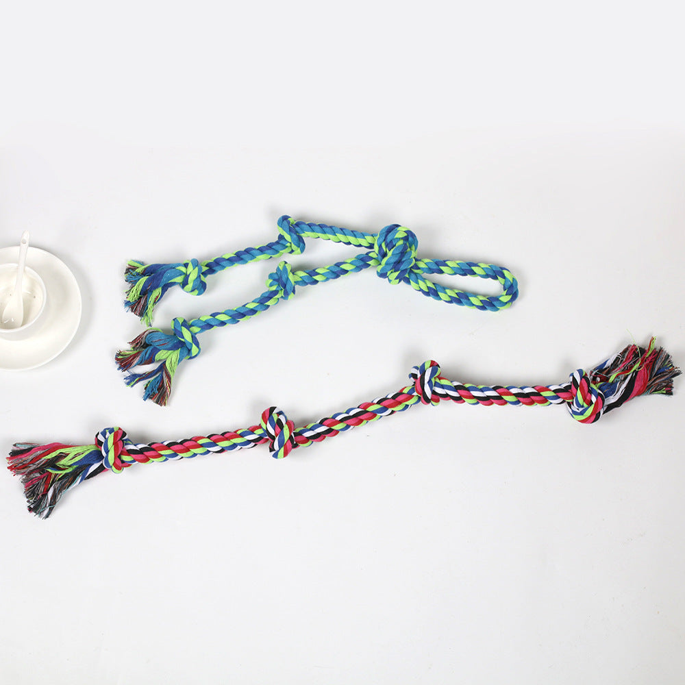 Dog Toy Teething Rope Knot Toy - dog product photo (view 4)