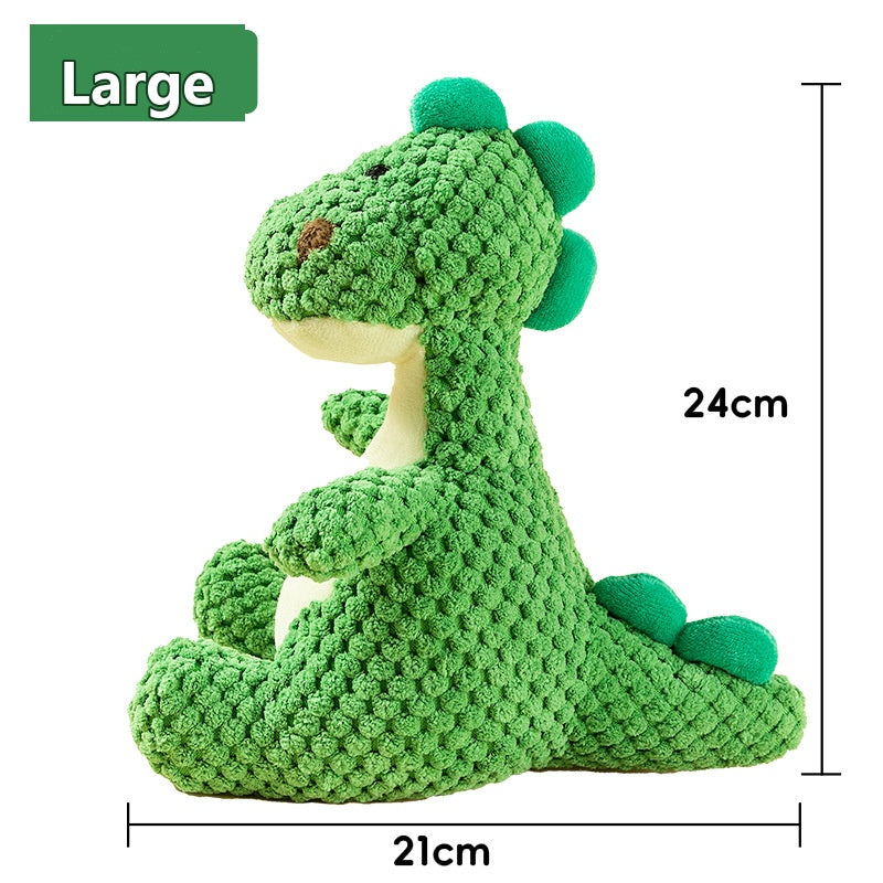 Dog Squeaky Plush Dinosaur Toy for Toy Poodles & Small - dog and cat product photo (view 7)