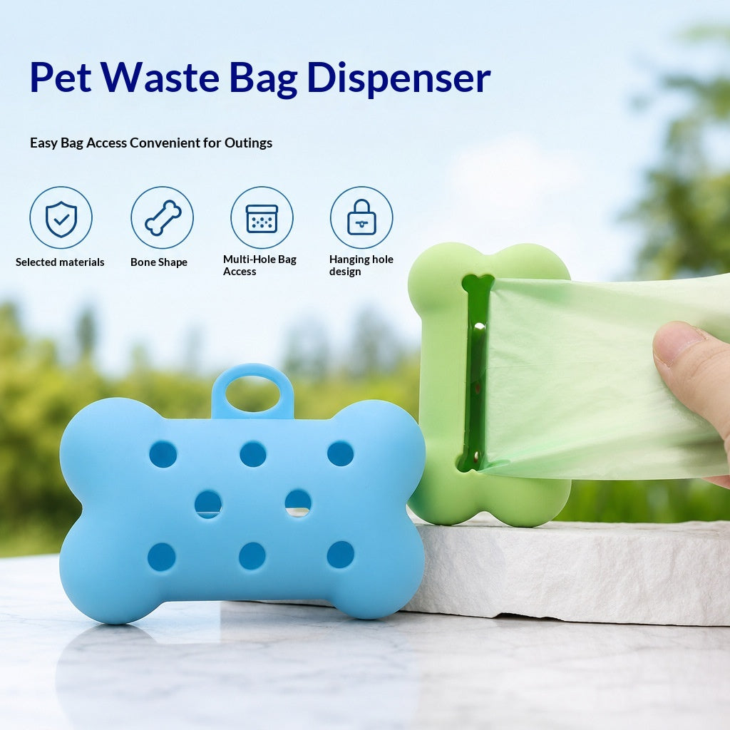 Pet Silicone Dispenser for Convenient Storage - cat product photo (view 3)