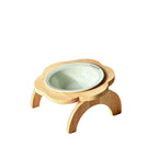 Pet Flying Saucer Cat Bowl Ceramic Flower Stand Cat Food - dog and cat product photo (view 6)